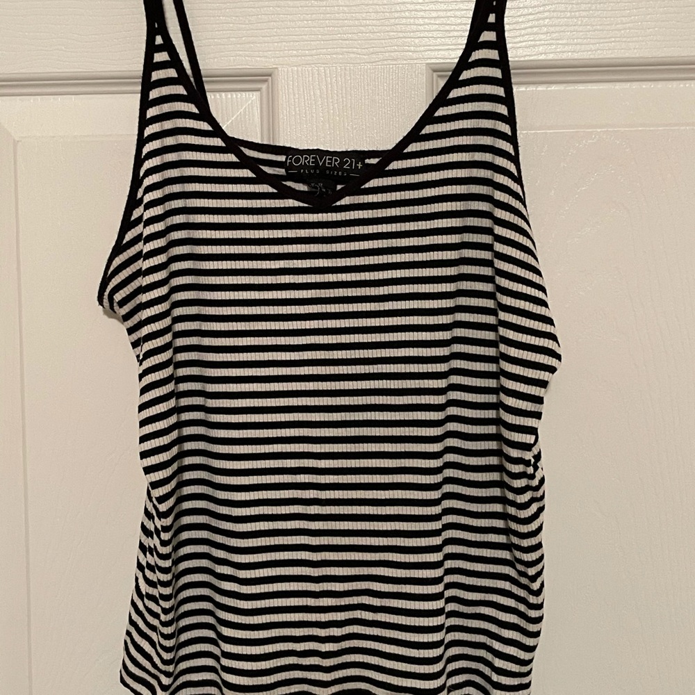 Striped crop top